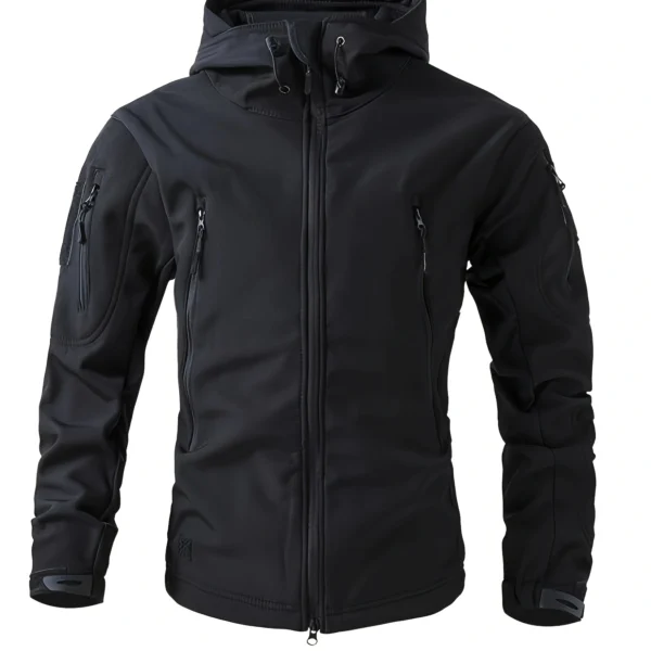 [Winter Tactical Suit] 2pcs Men's Winter Warm Tactical Suit - Heating Jacket and Pants with Multiple Pockets, Windproof Zipper, Hat - Casual Sports Set for Outdoor Activities, Outdoor Work and Training